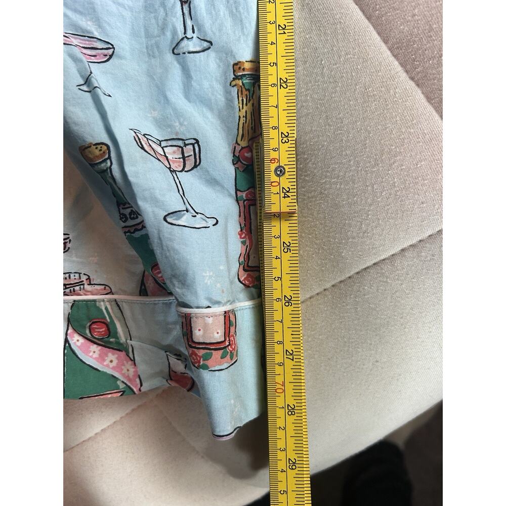 PRINTFRESH Pajama Pants 100% Cotton S Champagne Tower Summer Comfort Designer - Picture 11 of 12